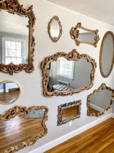 Much like a photograph gallery wall mirrors combine the coverage you are looking to apply but they can create dimensions in small to large spaces adding depth 2